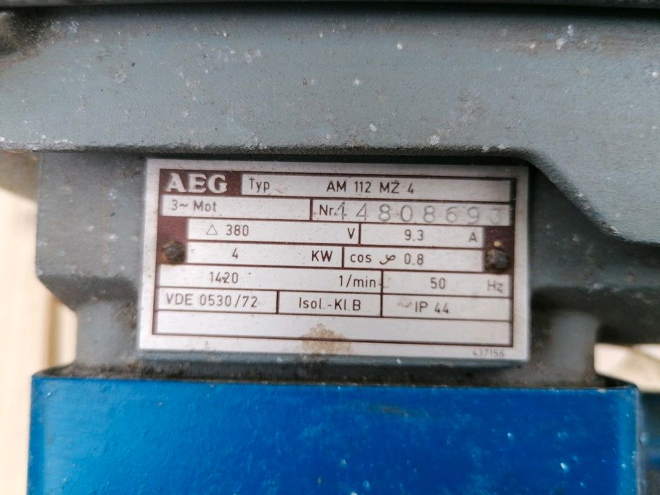 Elektromotor 4KW 1500U in Haren (Ems)