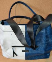 Freitag Tasche Peggy blau weiß Shopper F62 Mäppchen Etikett Düsseldorf - Mörsenbroich Vorschau