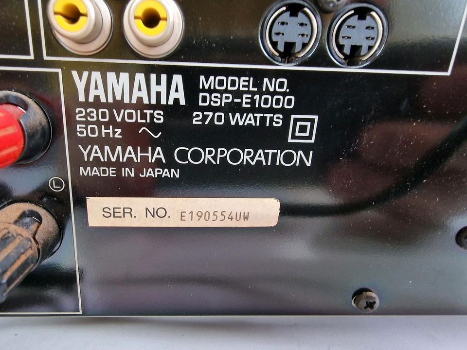 Yamaha Verstärker | Amplifier | Soundprozessor | DSP-E1000 in Hamburg