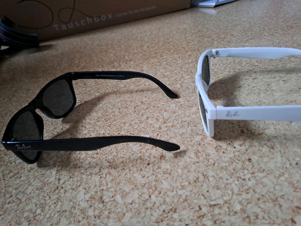 Kinder Brille Sonnenbrille (2 Stück) weiß,  schwarz in Dörpen