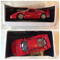 Sammler Modellauto Ferrari F40 1:18 (1987 cod. 3032) BBurago rar Bayern - Bayreuth Vorschau