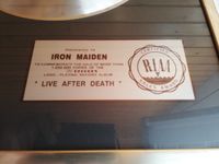 IRON MAIDEN - Live after death RIAA Platin Award. Baden-Württemberg - Teningen Vorschau