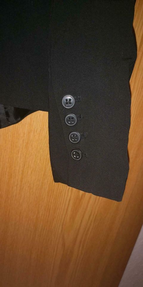 Blazer Jacke Bürojacke Bürooutfit elegant schwarz, Gr 36 S in Crimmitschau