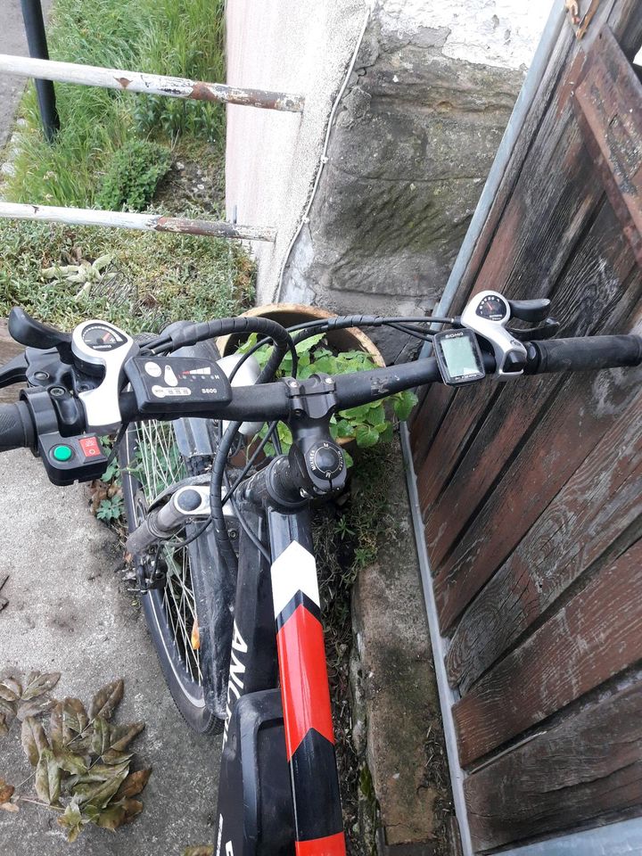 E-Bike 26 Zoll mit neuem Akku 15Ah Mountainbike Ancheer in Bad Berka