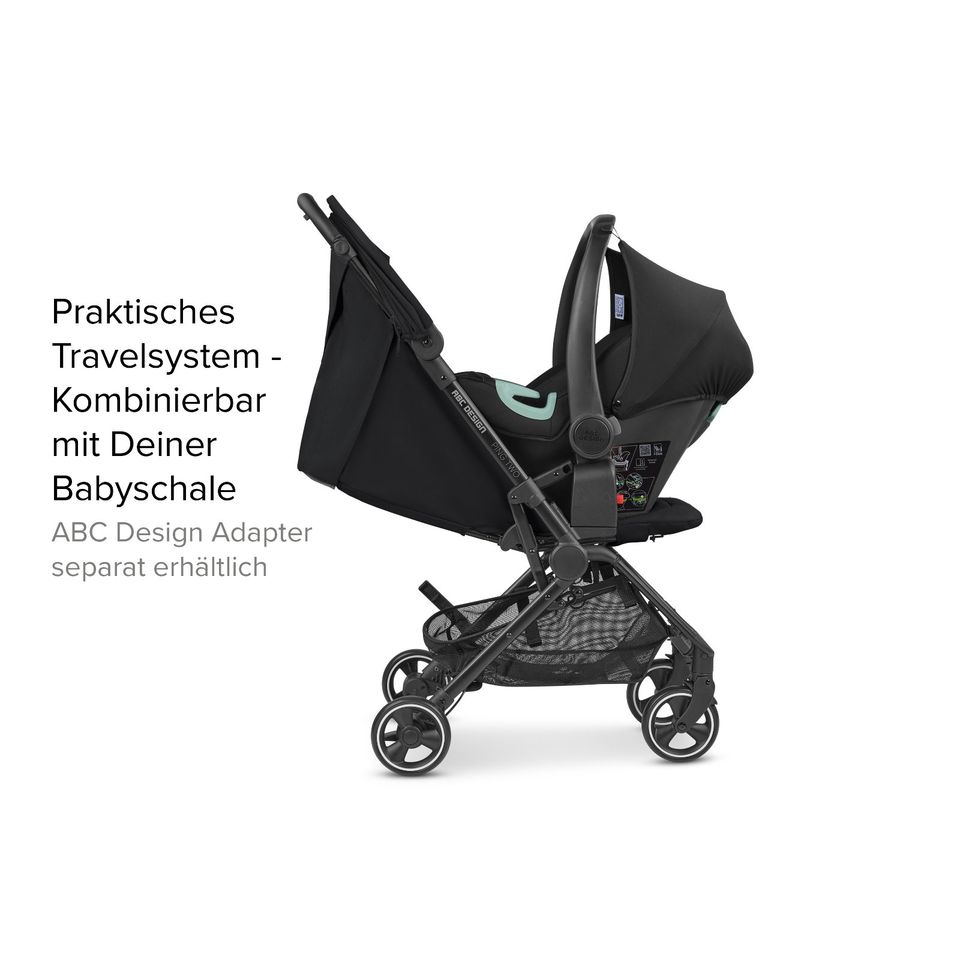 ABC-Design Ping 2 - Ink - Buggy mit flacher Liegeposition, Tragetasche und Tragegurt (bis 27 kg belastbar) - NEU in Fulda