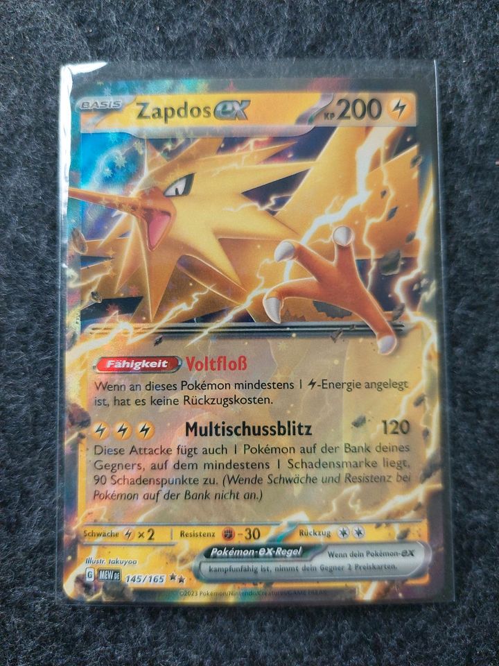 Pokemon Karte: Zapdos ex (151, DE) in Manching