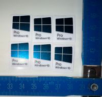 WINDOWS 10 PRO AUFKLEBER ¦ STICKER Bayern - Regen Vorschau