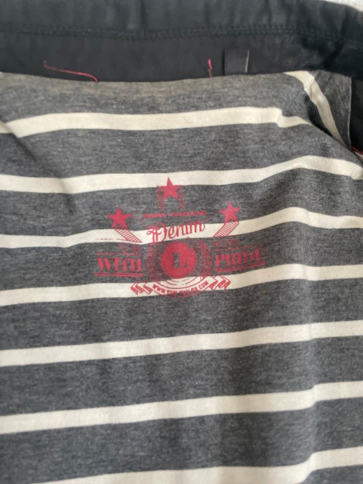 Tom Tailor Sakko Denim, Schwarz, 100% Baumwolle, Gr. L in Ettlingen