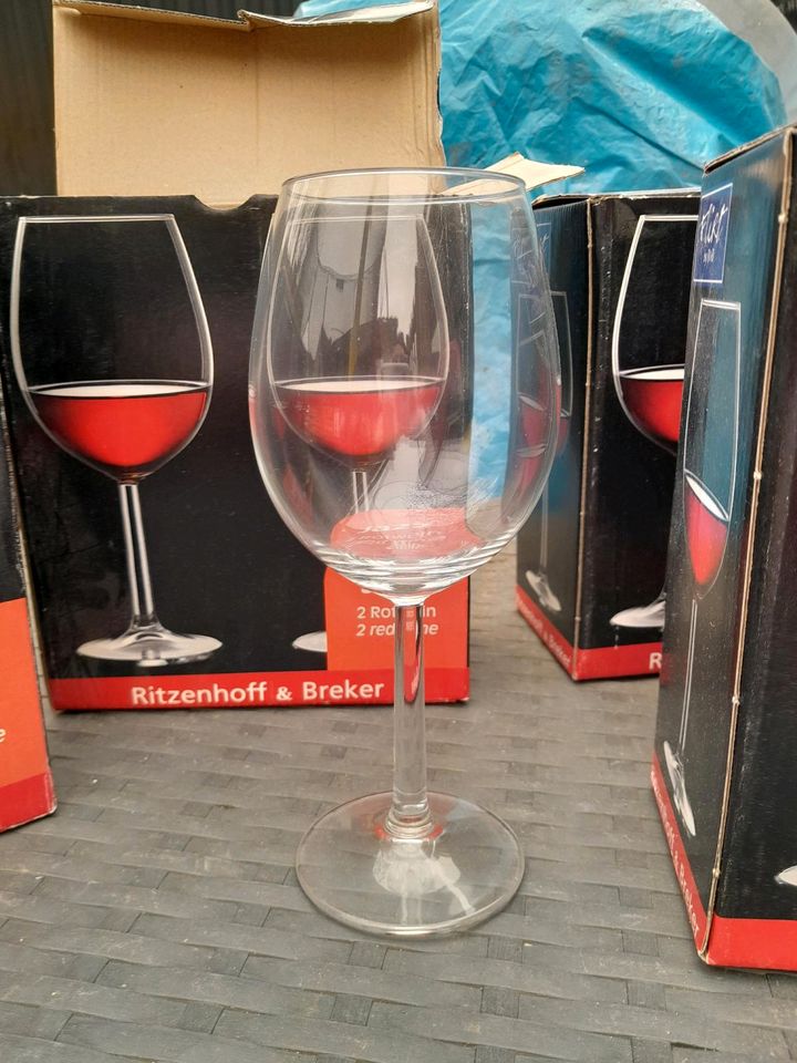 Jazz rotwein  Wein Gläser 8 Packungen ×2 Gläser in Hamm