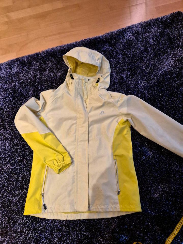 Crivit Regenjacke Damen Jacke Übergangsjacke Gr. 42 L gelb in Reichenau