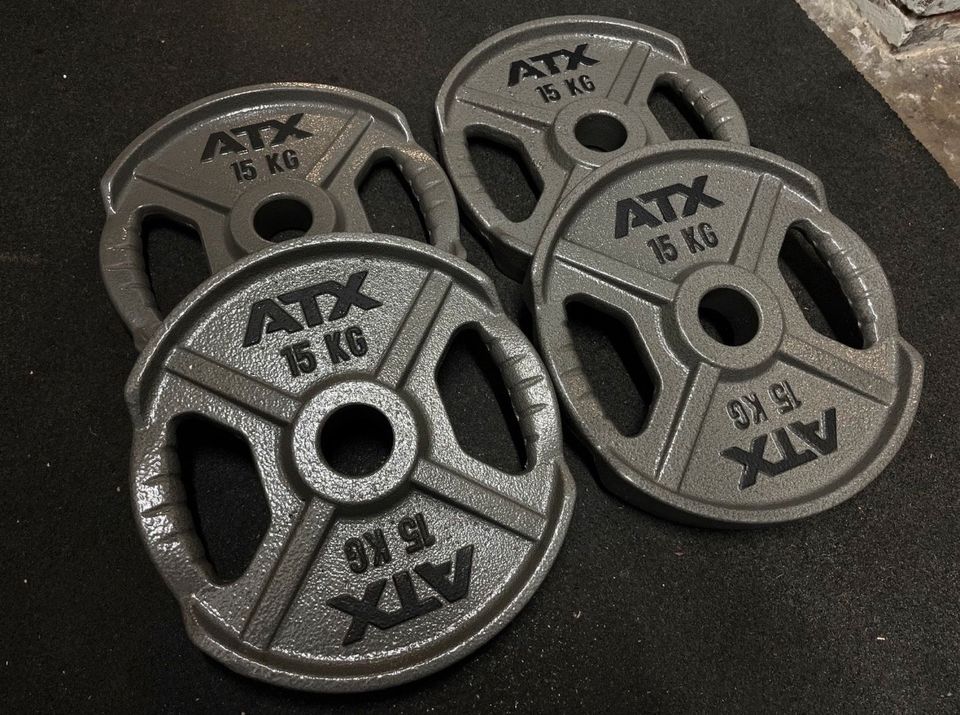 ❌NEU- 4 x 15kg ATX Chrom -50mm-Fitness-Hantel-Gym❌ in Essen