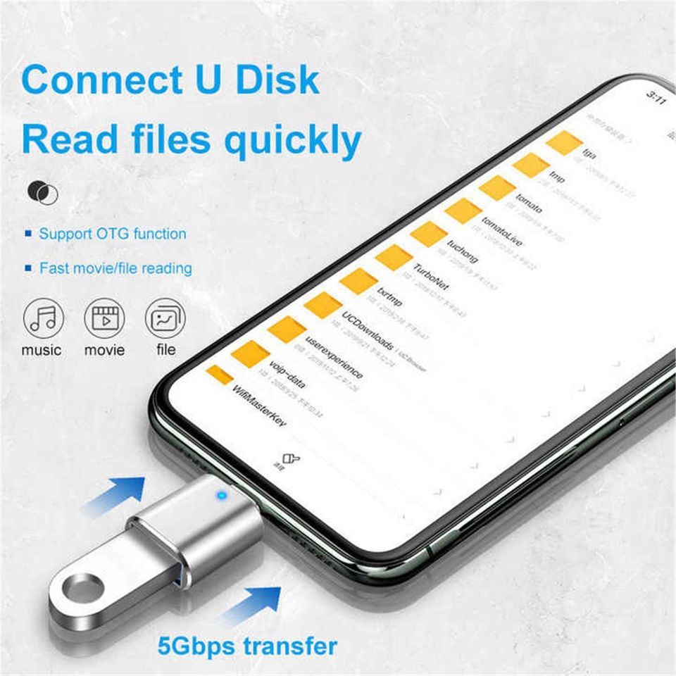 Olotos USB C auf USB A C 3.1 Adapter OTG USB-Stick Konverter schn in Ostfildern