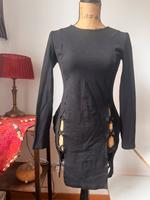 The Windsor Black Side Lace up slit Dress XS Berlin - Treptow Vorschau