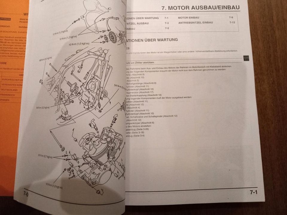 Honda VT750C/C2v Werkstatt Handbuch in Bremen