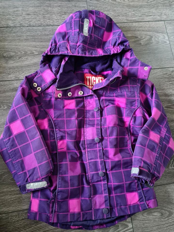 TICKET TO HEAVEN ☆ Winterjacke Gr 110 Skijacke Schneejacke lila ♡ in Hanstedt