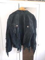Lederjacke Damen L - XL, 48 mit Fransen Bayern - Brannenburg Vorschau