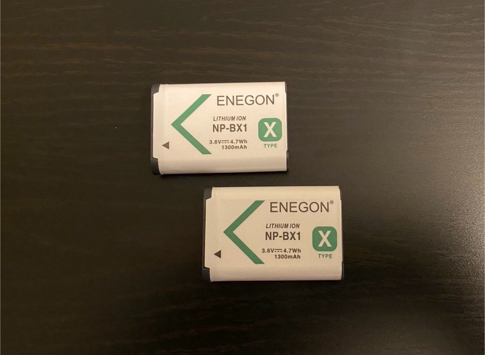 2x ENEGON Akku NO-BX1 + Ladegerät in Leipzig