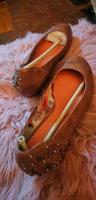 Damen Leder Pumps mit Keilabsatz braun Berlin - Tempelhof Vorschau