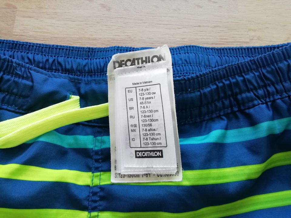 blau-grüne Badehose, Größe 123-130: 1,50 € in Kulmbach