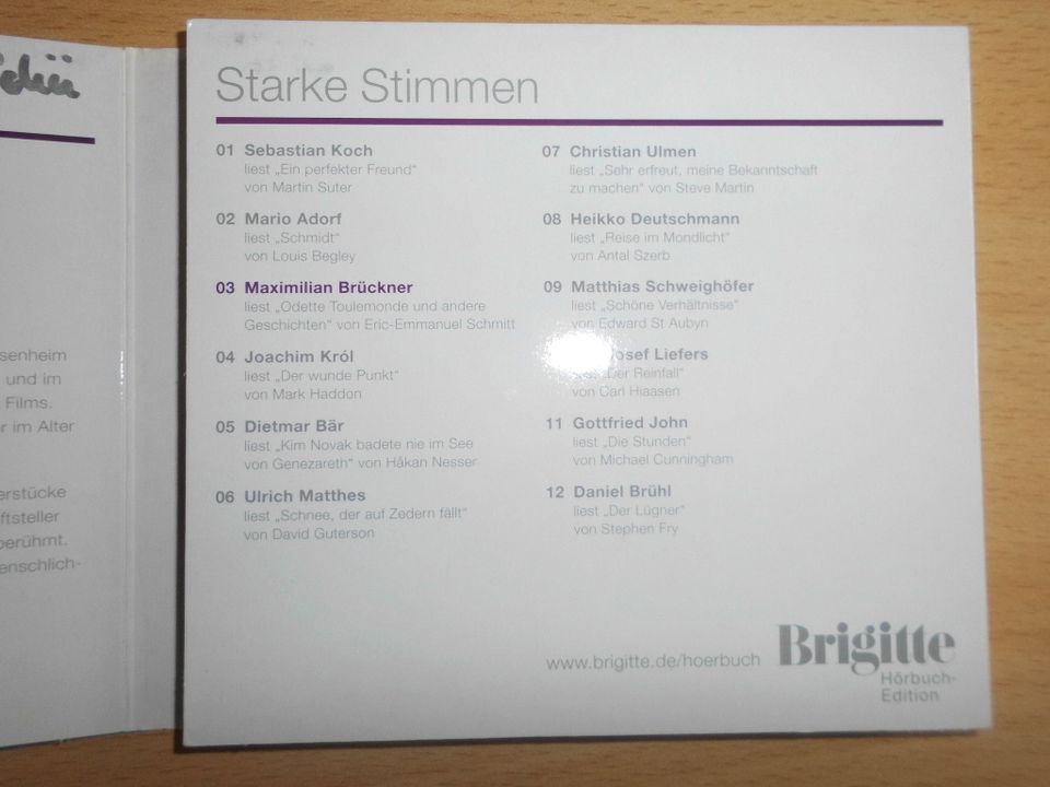 Starke Stimmen 03,Brigitte,Maximilian Brückner liest Odette u.a. in Annaberg-Buchholz