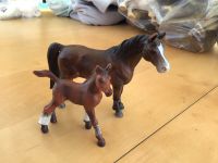 Schleich Hengst mit Fohlen Niedersachsen - Worpswede Vorschau