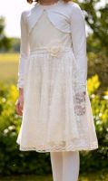 Erstkommunionkleid Kommunionkleid Monny Gr. 146 creme Set Niedersachsen - Werlte  Vorschau