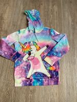 Bunter Einhorn Pulli Sweatshirt Kapuze Hoodie Gr.130 Hessen - Riedstadt Vorschau