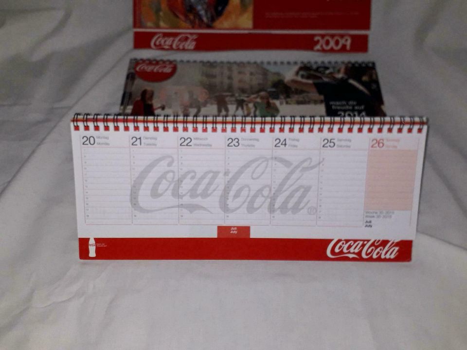 3 Tischkalender von Coca-Cola in Beelitz
