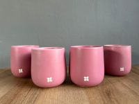 Waterdrop Porzellan Tassen Cup Mug 4 Stück rosa pink Niedersachsen - Emden Vorschau