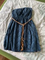 Sommerkleid mit braunem Gürtel Niedersachsen - Wunstorf Vorschau