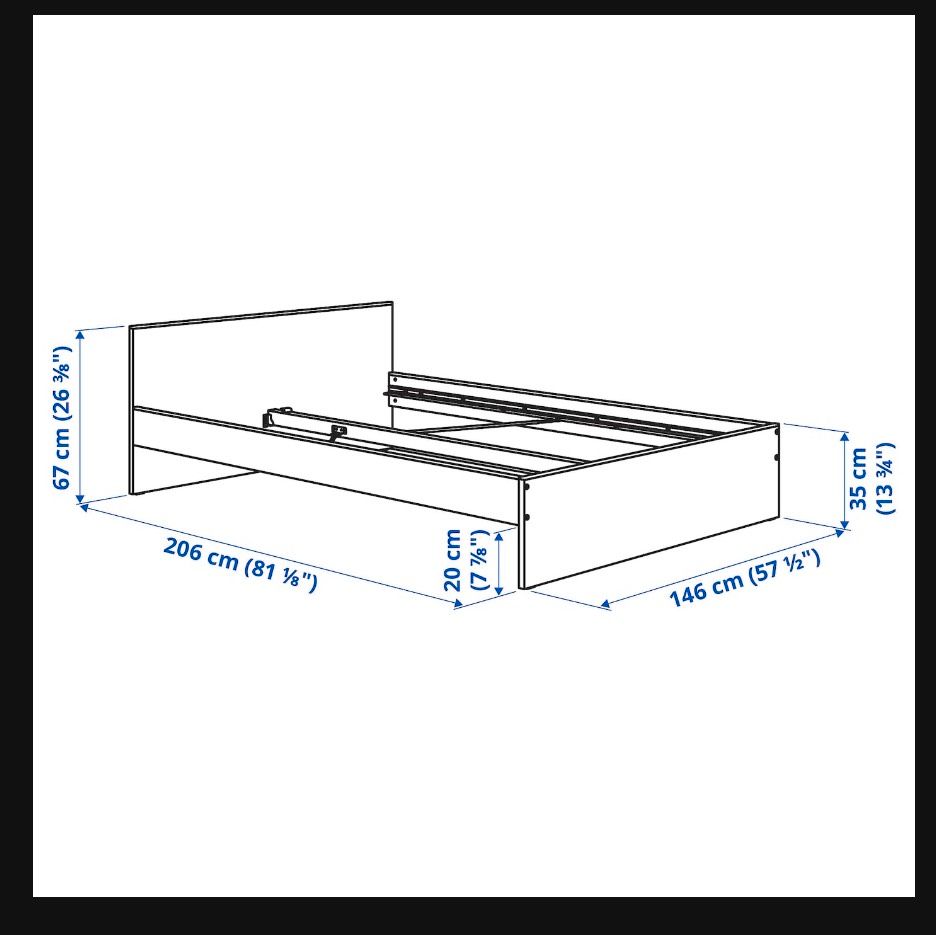 Doppelbett 140x200 IKEA GURSKEN in Berlin