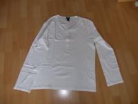 weißes Langarmshirt, Shirt von H&M Größe M Kiel - Hassee-Vieburg Vorschau