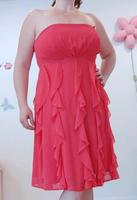 Kleid, S.Oliver, Coralle/Pink, Gr.L, Chiffon, Abendkleid Nordrhein-Westfalen - Minden Vorschau