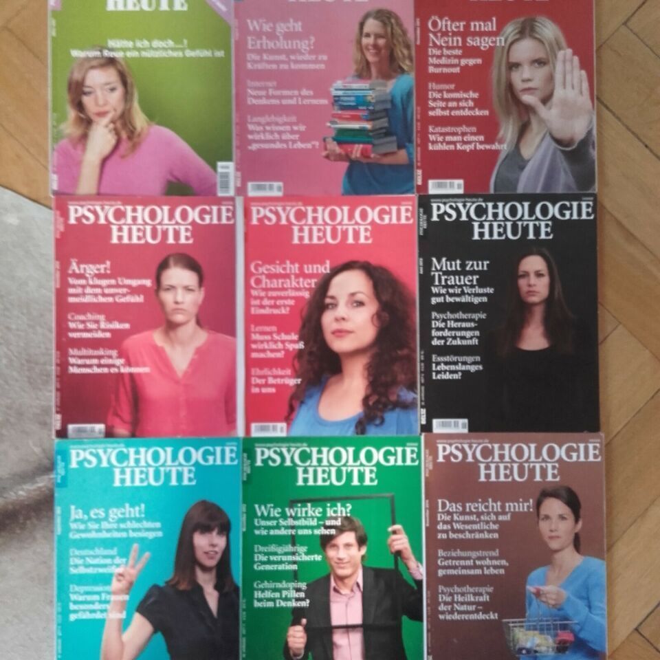 PSYCHOLOGIE HEUTE = 88 Magazine von 1998 - 2016 in München