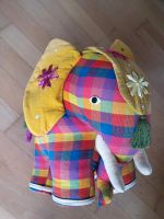 Elefant Stoff Bunt kariert Deko Weltladen Stitching Hasla Frankfurt am Main - Gallusviertel Vorschau