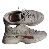 GUCCI RHYTON DAMENSNEAKER AUS LEDER MIT GUCCI LOGO Nordrhein-Westfalen - Kempen Vorschau