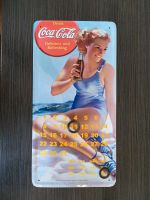 Coca-Cola Blechschild Kalender 40*20cm Schleswig-Holstein - Bimöhlen Vorschau