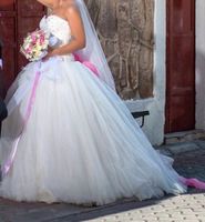 Brautkleid Prinzessin mit Schleifendetail Bayern - Allershausen Vorschau