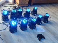 6x Mini LED Moving Head Light heil, bei 4 weiteren ist rot defekt Schleswig-Holstein - Barmissen Vorschau