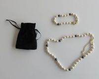 Halskette und Armband + Kunststoffperlen und graue Hämatite Baden-Württemberg - Bondorf Vorschau