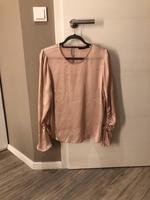 Rosa Hallhuber Bluse mit Ärmelraffung in Gr 42 Bayern - Puchheim Vorschau