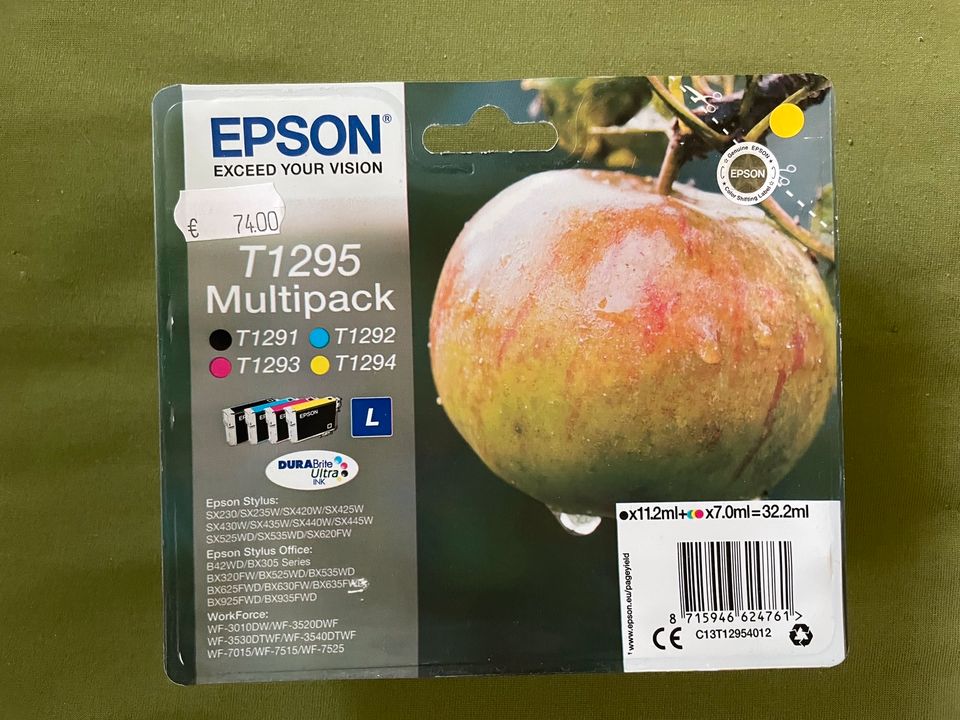 Tintenpatrone Epson T1295 Multipack L T1291, T1292, T1293, T1294 in Leipzig  - Liebertwolkwitz | Drucker & Scanner gebraucht kaufen | eBay Kleinanzeigen  ist jetzt Kleinanzeigen