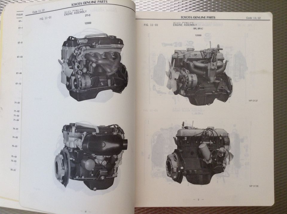 TOYOTA Celica TA 22  Parts Katalog von 1970 Rarität top in Höxter