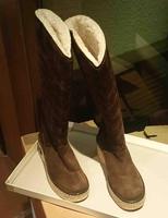 Oswald Hohe Lederstiefel mit Naturfell Gr. 4 (37) braun Stiefel Hannover - Bothfeld-Vahrenheide Vorschau
