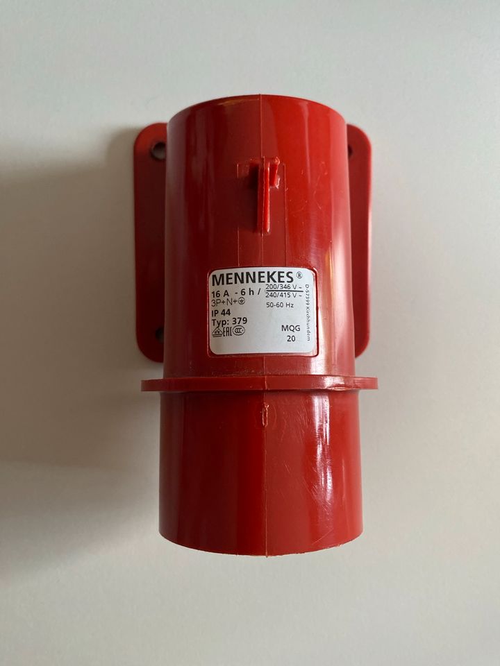 MENNEKES Mennekes 379 CEE Anbaustecker 16 A 5polig 400 V 1 St. in Gelenau