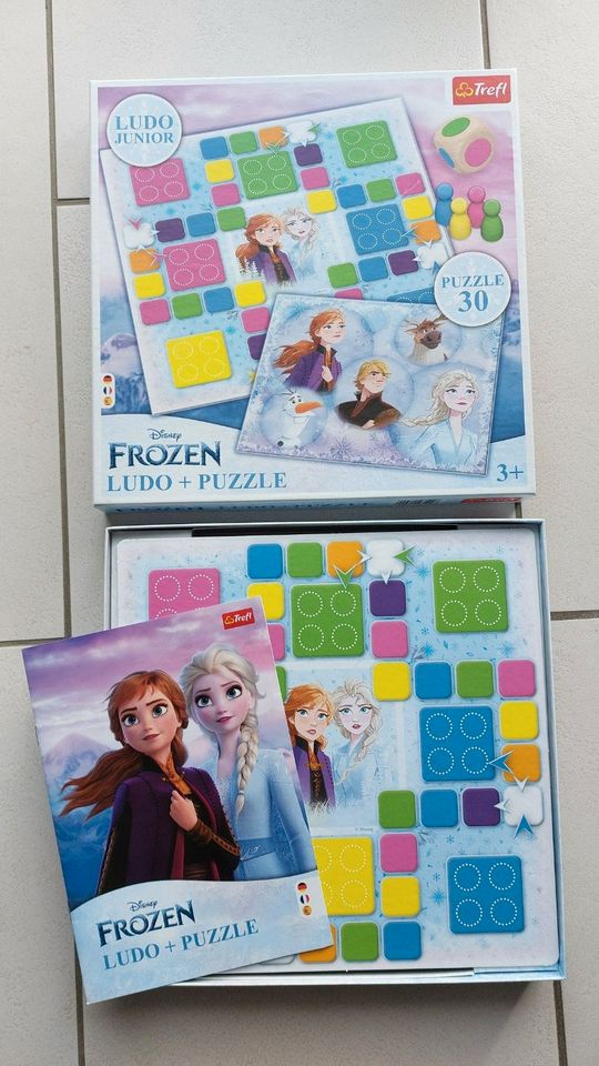 Spiele-Set mit Disney Frozen, Anna und Elsa, Eiskönigin Motiven in Siegbach