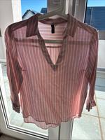 H&M DIVIDED Bluse Rosa Weiß 36 Bayern - Schrobenhausen Vorschau