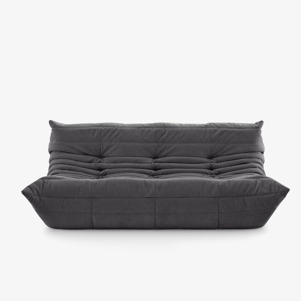 ligne roset Hohenzollernstr TOGO 3er Sofa Alcantara Grau PREORDER in München