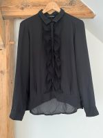 Schwarze Rüschenbluse langarm Bluse The Kooples Niedersachsen - Sehnde Vorschau