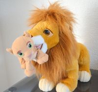 Original  Simba mit Klara  Kuscheltier Löwe Mattel 1993 Sachsen-Anhalt - Schkopau Vorschau